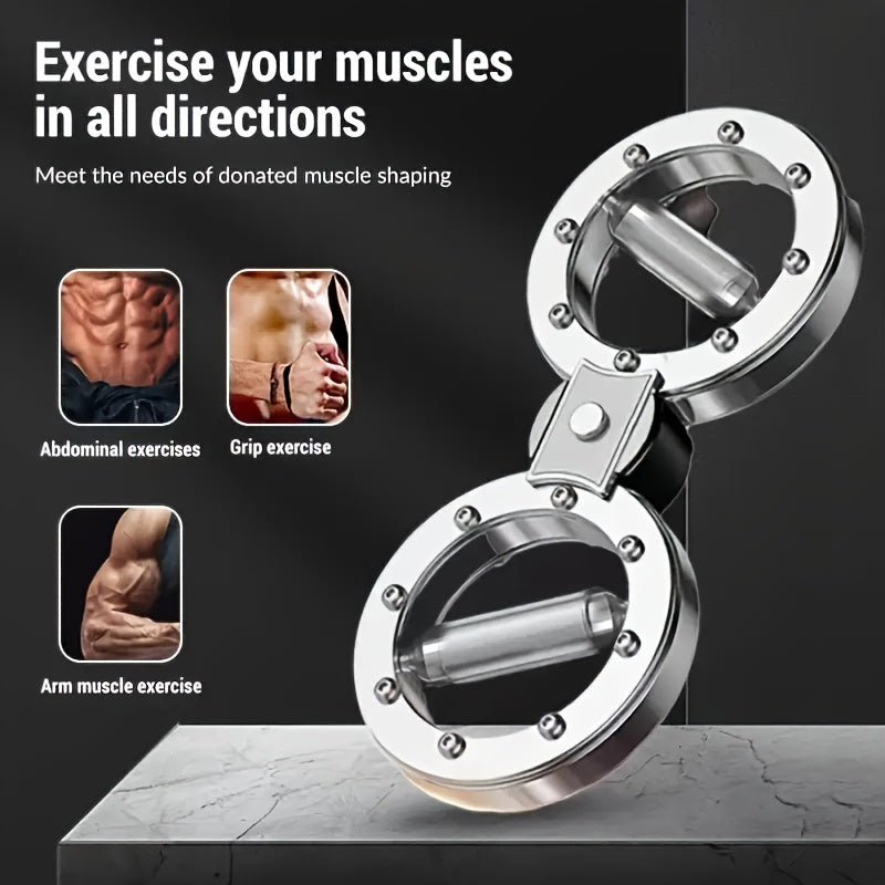 Adjustable Resistance Speed Arm, Household Multifunctional Eight-character Wheel Wrist Strength Exercise, Gym Combat Boxing Training, Rotating Forearm And Grip Strength Trainer