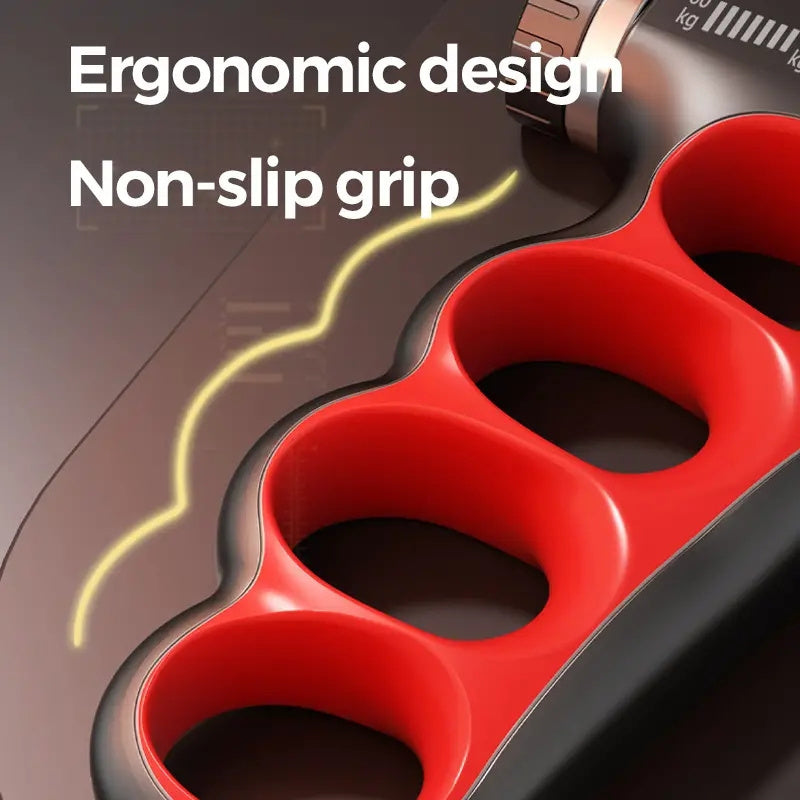 2pcs Adjustable Hand Grip Strengthener with Mechanical Counter - 11.02-220.46lb Resistance, Ergonomic Design for Forearm & Wrist Workouts, Non-Electric Home Gym Training Tool, Workout Accessories, Sleek Exercise Tool, Durable Exercise Tool