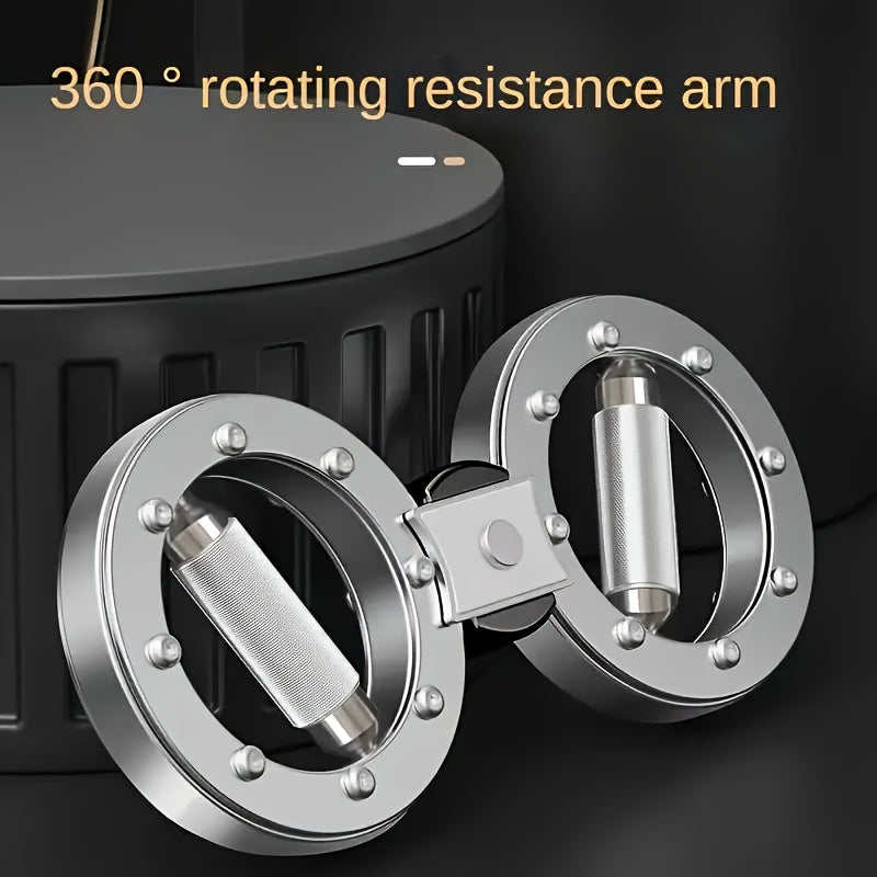 Adjustable Resistance Speed Arm, Household Multifunctional Eight-character Wheel Wrist Strength Exercise, Gym Combat Boxing Training, Rotating Forearm And Grip Strength Trainer