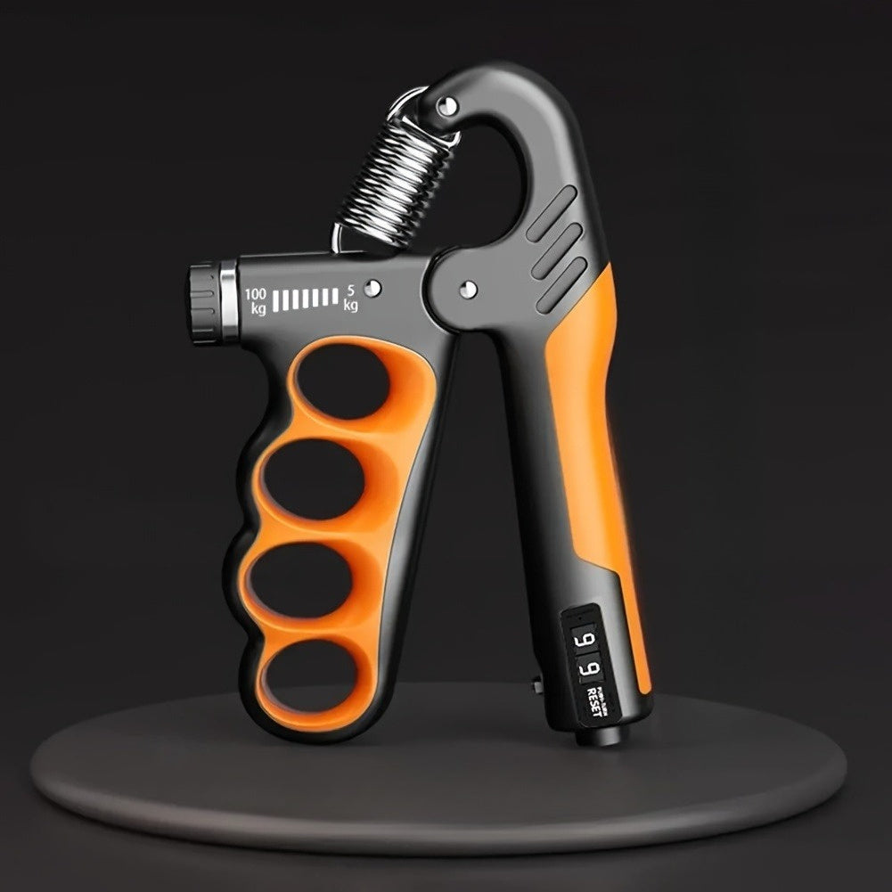 2pcs Adjustable Hand Grip Strengthener with Mechanical Counter - 11.02-220.46lb Resistance, Ergonomic Design for Forearm & Wrist Workouts, Non-Electric Home Gym Training Tool, Workout Accessories, Sleek Exercise Tool, Durable Exercise Tool