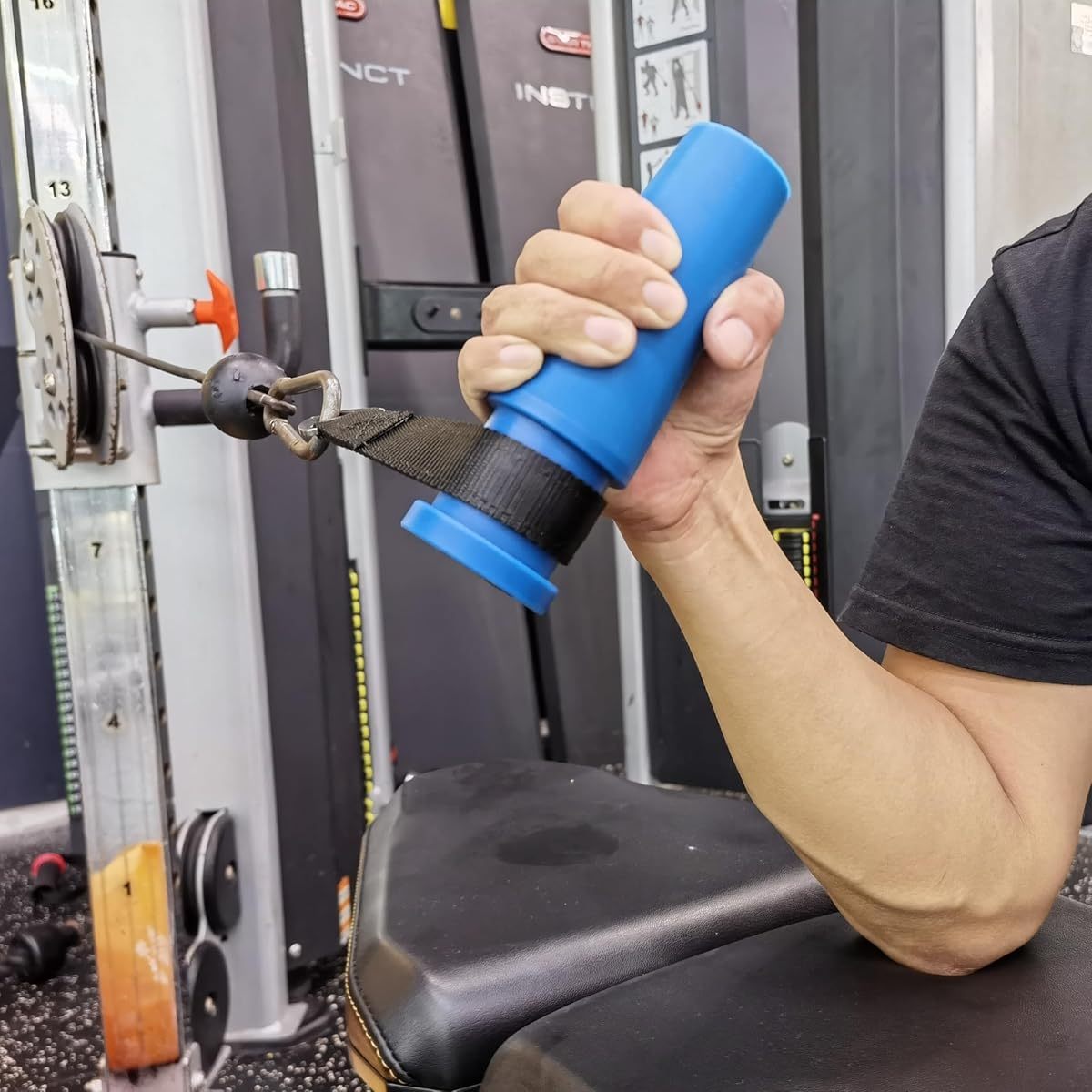 Arm Wrestling Training Handle - Adjustable Resistance Arm & Forearm Strength Trainer with Ergonomic Grip, Portable for Home Gym, Wrist & Grip Workout Equipment, Armwrestling Gear, Sleek Design, Durable Construction