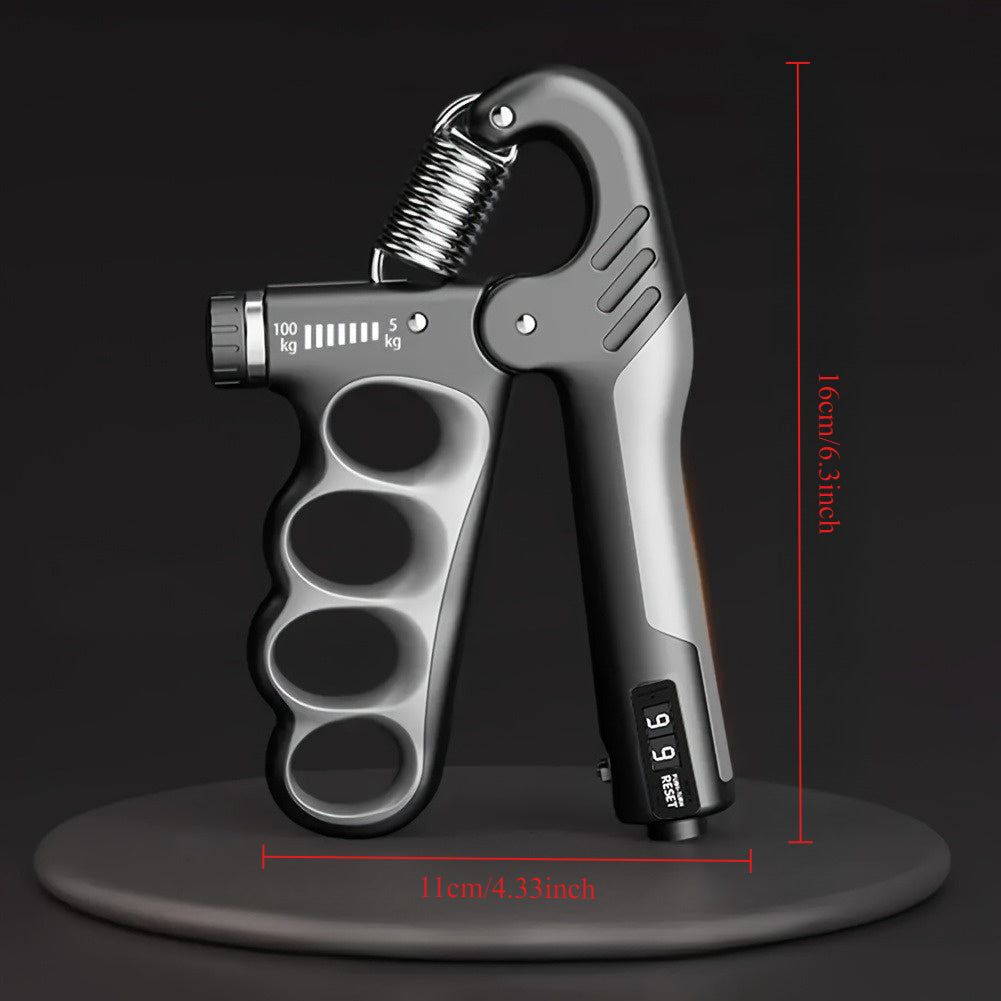 2pcs Adjustable Hand Grip Strengthener with Mechanical Counter - 11.02-220.46lb Resistance, Ergonomic Design for Forearm & Wrist Workouts, Non-Electric Home Gym Training Tool, Workout Accessories, Sleek Exercise Tool, Durable Exercise Tool