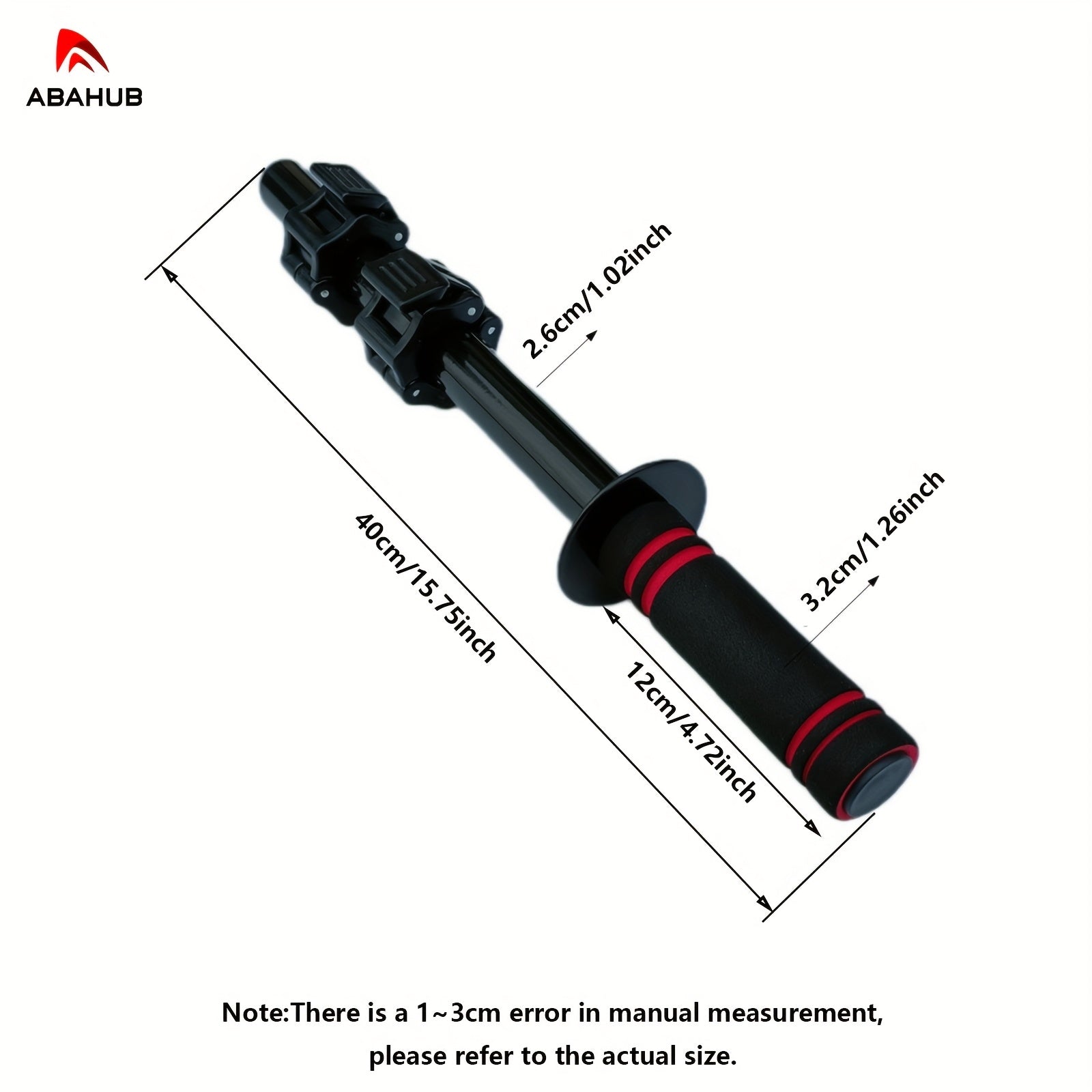 ABAHUB Portable Arm & Wrist Strengthener - Adjustable Resistance Forearm Muscle Trainer with Ergonomic Grip, Durable Black Fitness Equipment for Home Gym, Men & Women, Ideal for Halloween/Thanksgiving/Christmas Gifts, Gym Accessories, Sleek Sports Gear,