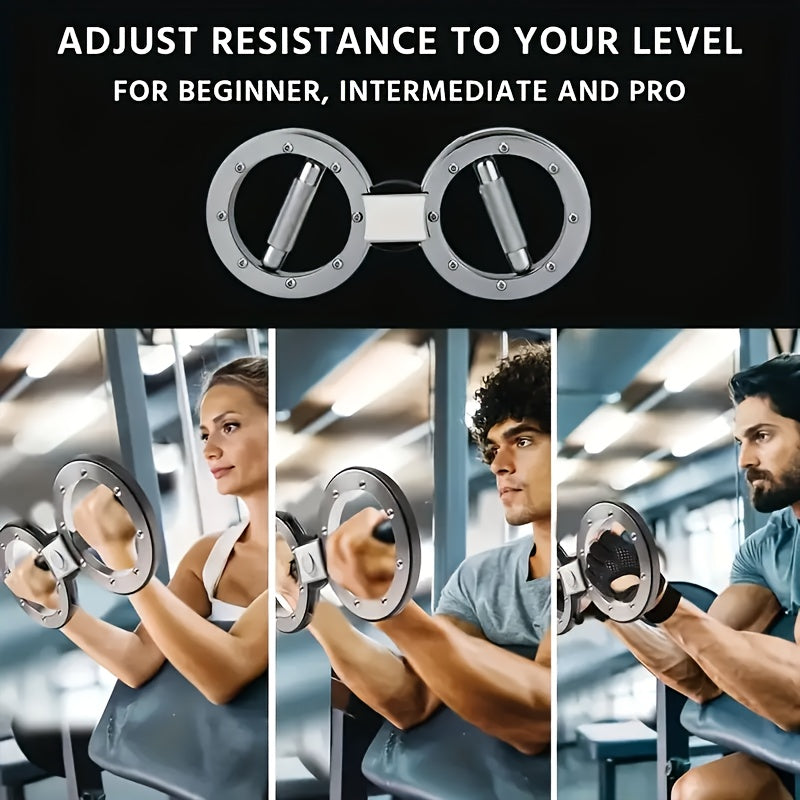 Adjustable Resistance Speed Arm, Household Multifunctional Eight-character Wheel Wrist Strength Exercise, Gym Combat Boxing Training, Rotating Forearm And Grip Strength Trainer